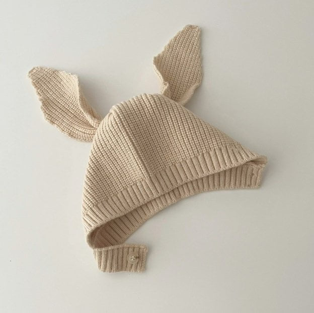 Miso - Korean Baby Fashion - #onlinebabyshop - Rabbit Knit Bonnet Hat - 5