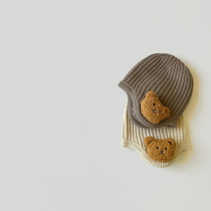 Miso - Korean Baby Fashion - #onlinebabyshop - Teddy Bear Hat - 5