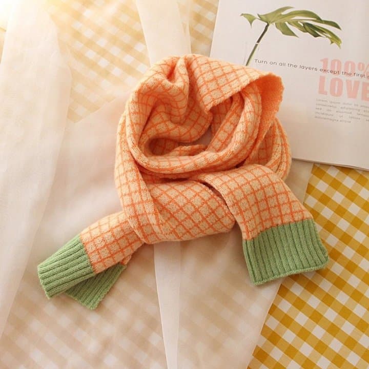 Miso - Korean Children Fashion - #magicofchildhood - Check Color Muffler - 5