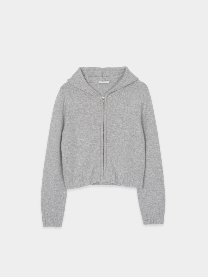 Moani - Korean Women Fashion - #womensfashion - Ete Hoodie Zip-up Knit Cardigan - 3