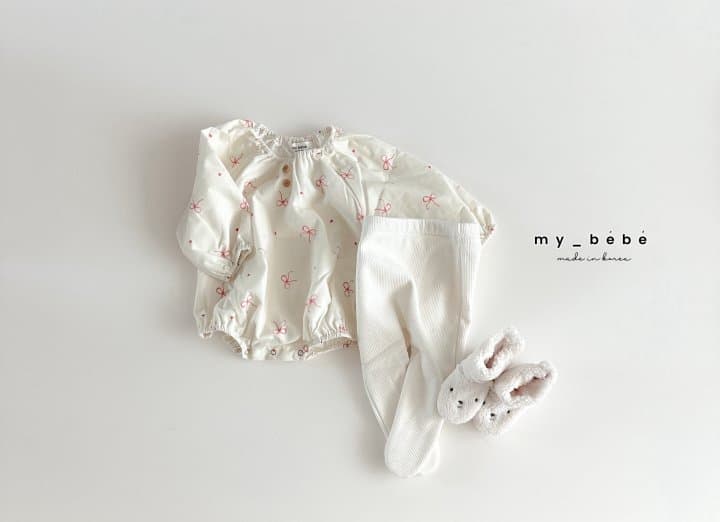 My Bebe - Korean Baby Fashion - #babyfever - Stick Corduroy Suit - 5