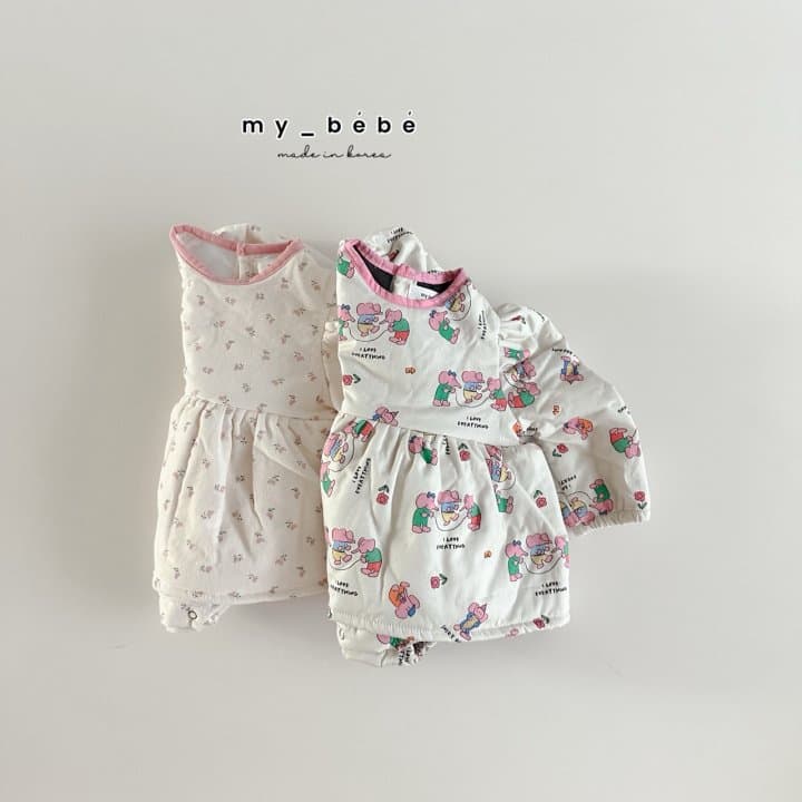 My Bebe - Korean Baby Fashion - #onlinebabyboutique - Petite Dress Suit - 3