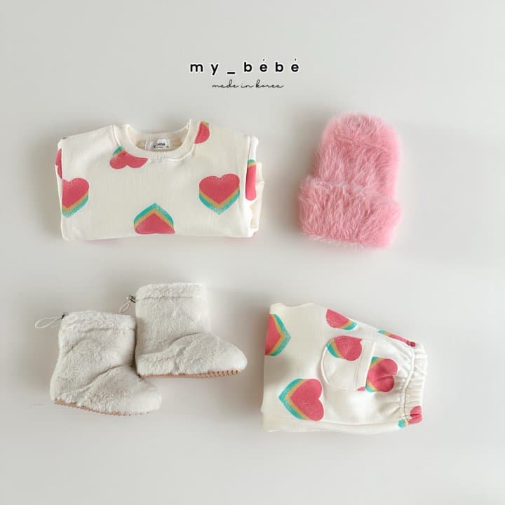 My Bebe - Korean Children Fashion - #littlefashionista - Printed Set - 9