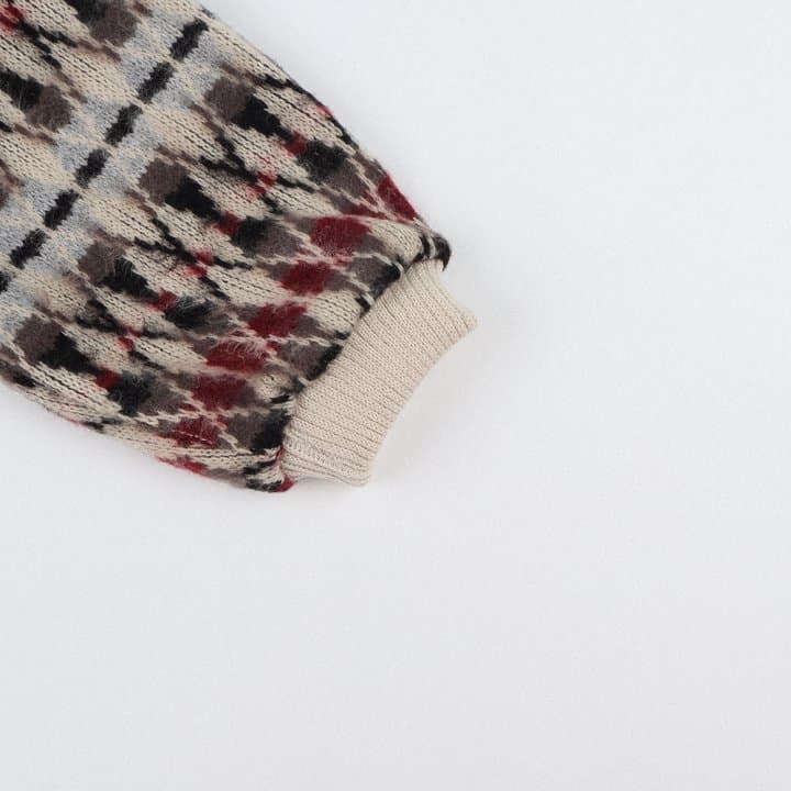 O Wen - Korean Children Fashion - #kidsshorts - Argyle Jacquard Knit - 10