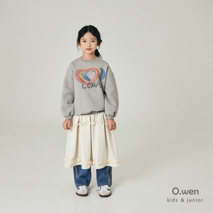 O Wen - Korean Children Fashion - #minifashionista - Frill Peach Brushed Dress