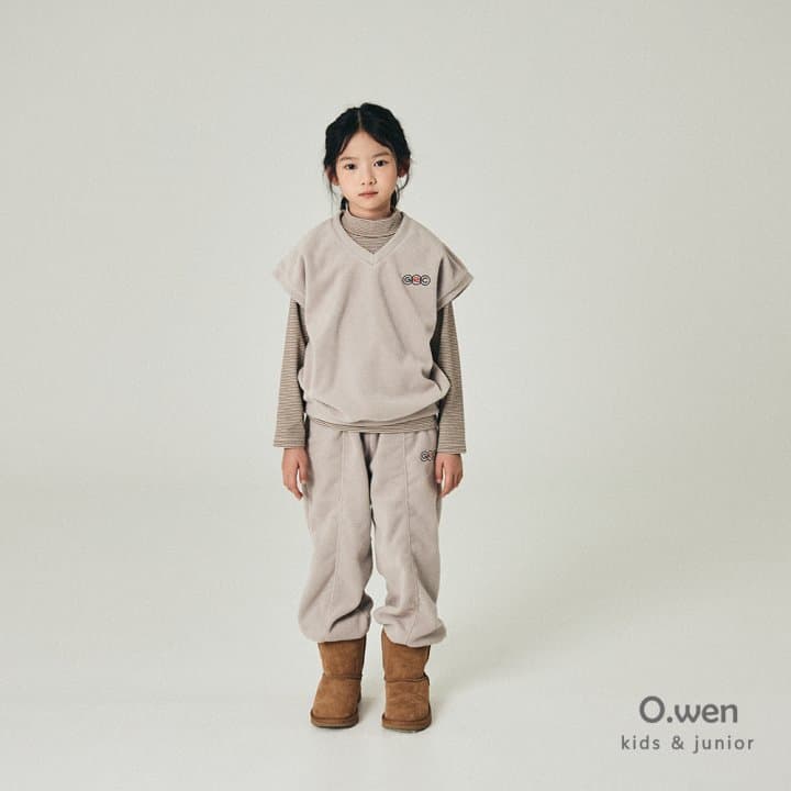 O Wen - Korean Children Fashion - #toddlerclothing - Bonbon Brushed Mock Neck Tee