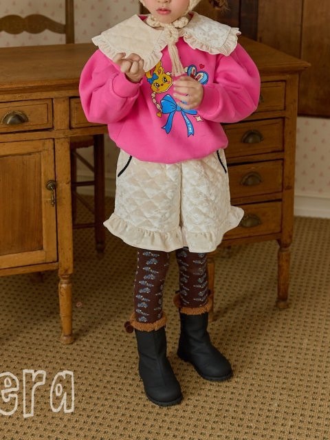Quilted Frill Pants Quilted Frill Pants