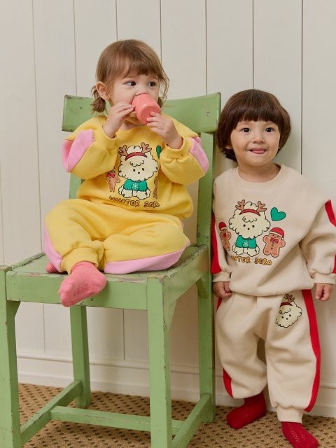Bebe Cookie Poodle Top Bottom Set Bebe Cookie Poodle Top Bottom Set