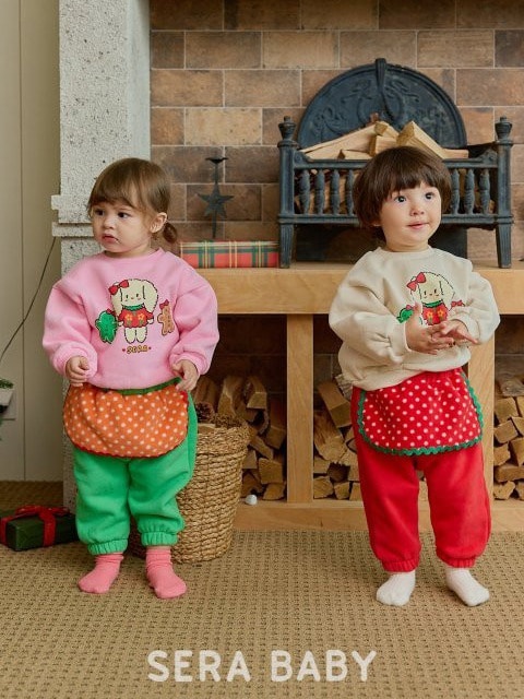 Bebe Apron Cookie Top Bottom Set Bebe Apron Cookie Top Bottom Set