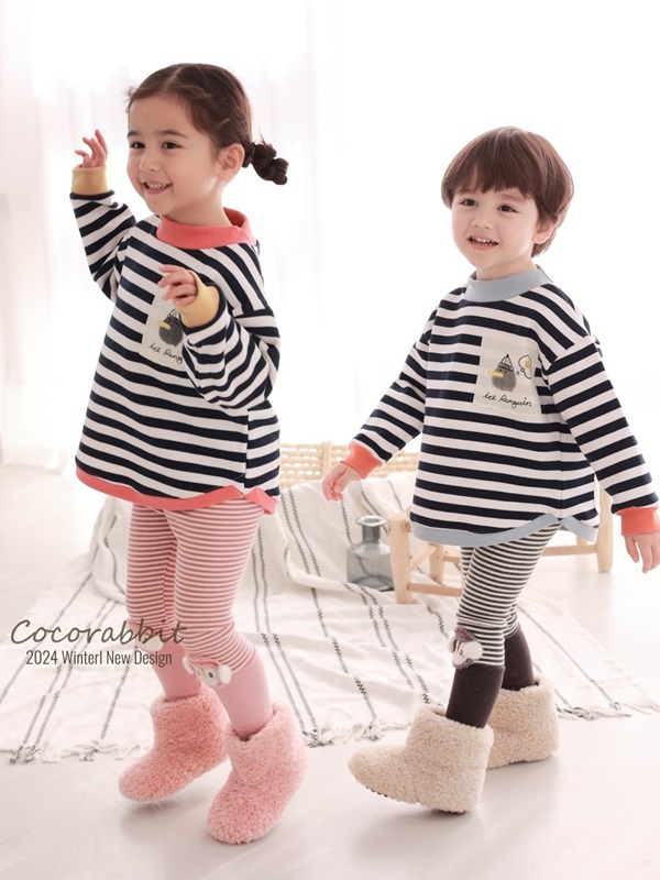 Stripe Penguin Sweatshirts