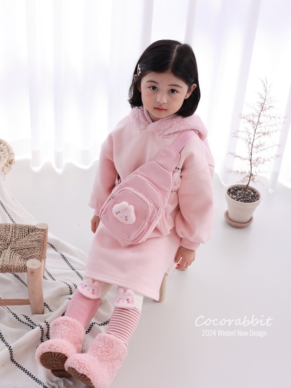Dumble Rabbit Hooide with Bag Set