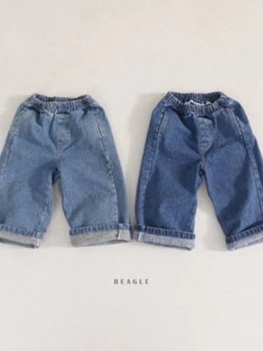 Only Wide Fleece Denim Pants