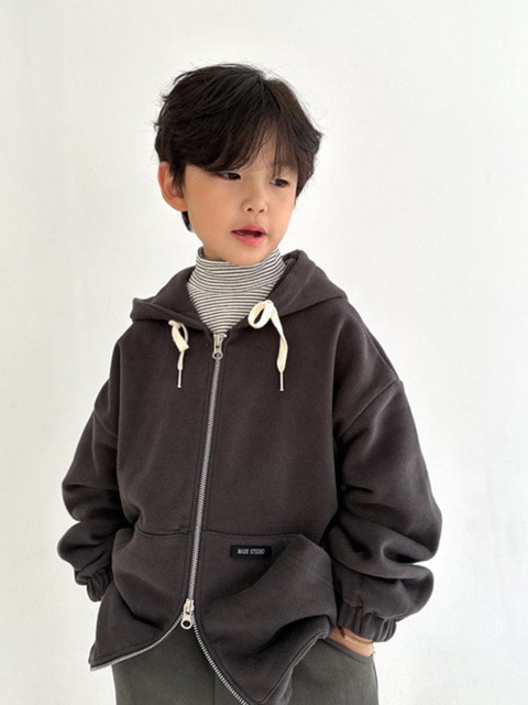 Alo Brushed Hood Zip-up Jacket