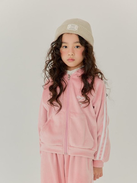 Veloa Brushed Hood Zip-up Veloa Brushed Hood Zip-up