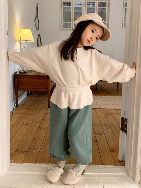 Fleece Coloration Jogger Pants