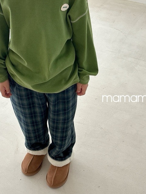 Cotton Check Pants