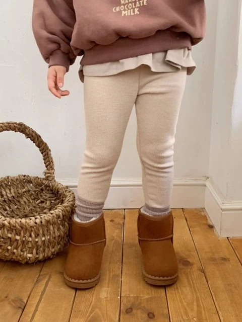 Ribbed Fleece Leggings
