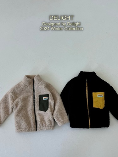 Fleece Dumble Zip-up Jacket With Mom Fleece Dumble Zip-up Jacket With Mom