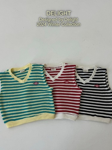 Stripe Knit Vest Stripe Knit Vest