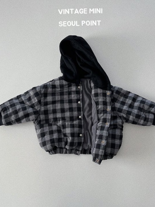 Check Plus Hood Jumper