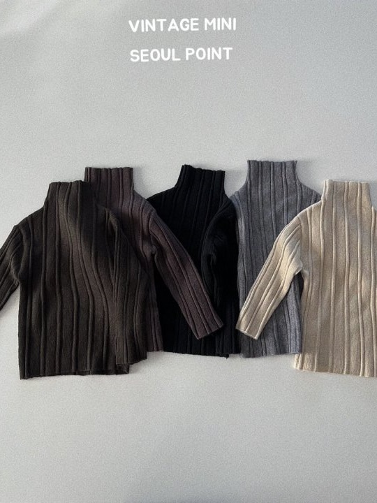 Knit Turtleneck Sweater
