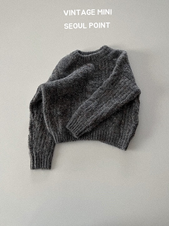 Popcorn Knit Sweater
