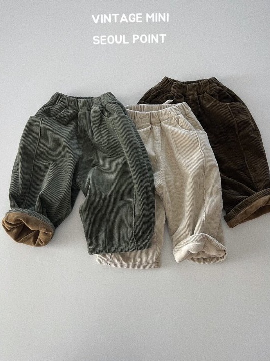 Warm Corduroy Pants