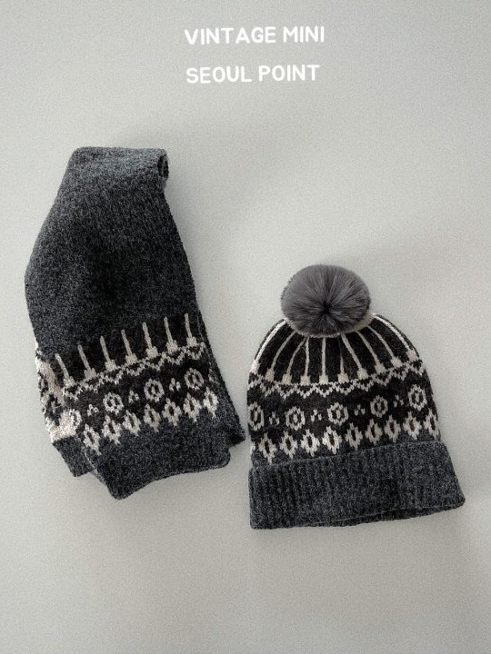 Snow Hat Muffler Set