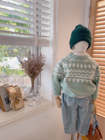 Snow Jacquard Knit Sweater