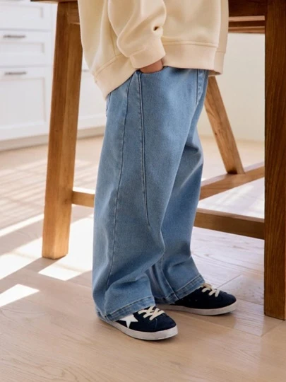 Digonal Dart Denim Pants
