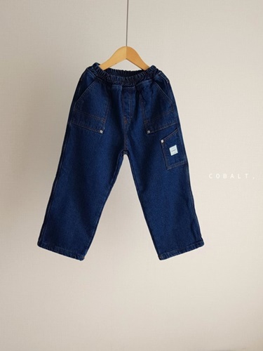 Fleece Fatigue Denim Pants