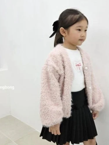 Wool Ribbon Pleated Skirt