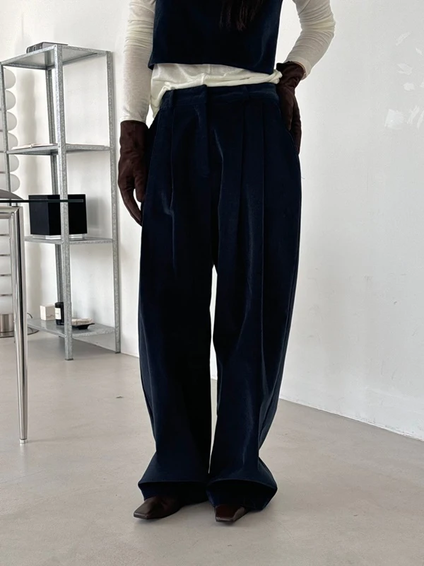 Corduroy Pintuck Pants Corduroy Pintuck Pants