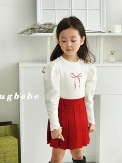 Ribbon Peach Fleece Puff Tee Ribbon Peach Fleece Puff Tee