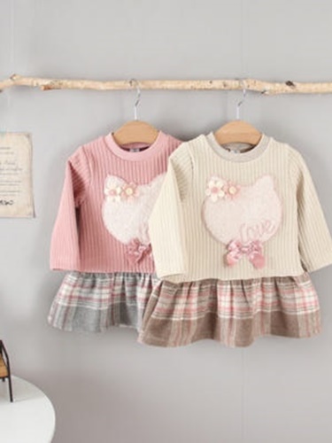 Two Flower Check One-piece Two Flower Check One-piece
