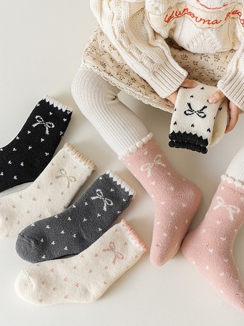 Ribbon Love Socks Set (set of 3)
