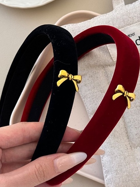 Gold Ribbon Headband