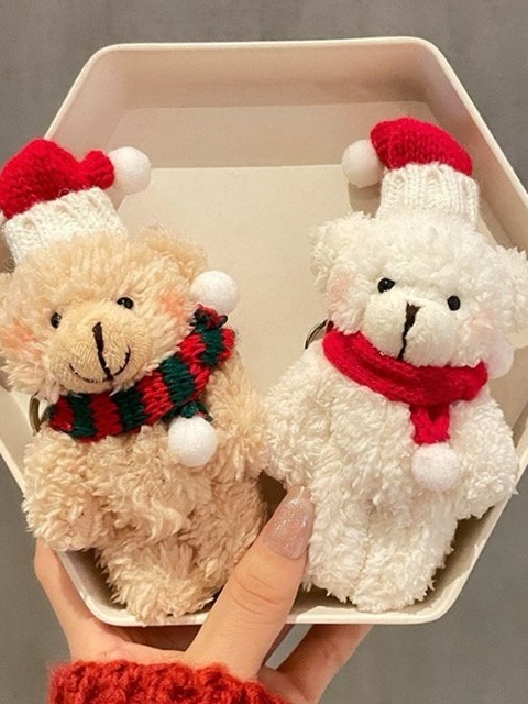 Christmas Bear Keyring