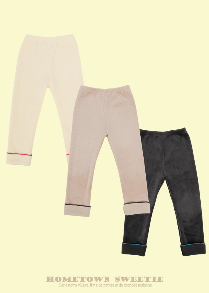 Amber - Korean Children Fashion - #designkidswear - Roll-up Mink Leggings