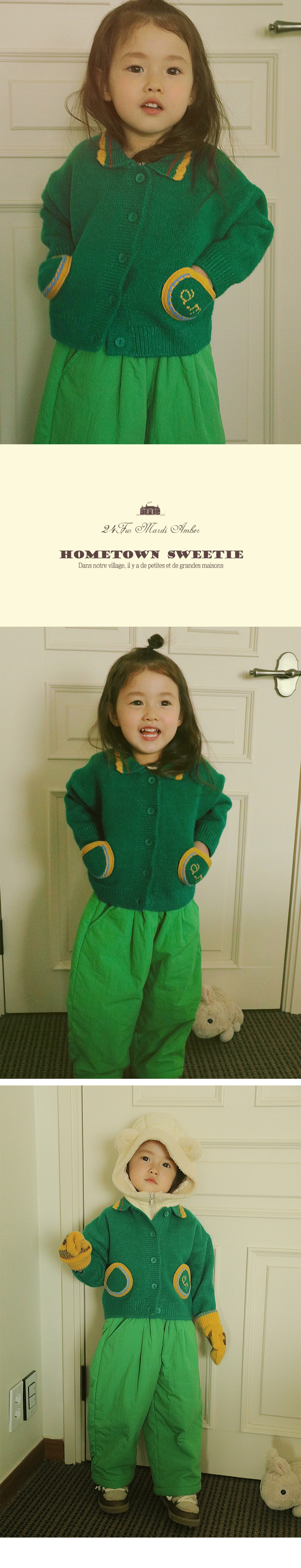 Amber - Korean Children Fashion - #kidsstore - Cheech Knit Cardigan - 2