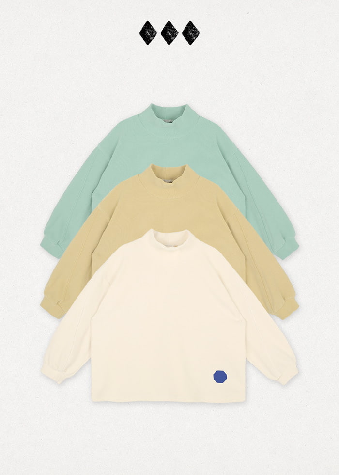 Bien A Bien - Korean Children Fashion - #childofig - Scopin Soft Mockneck Tee