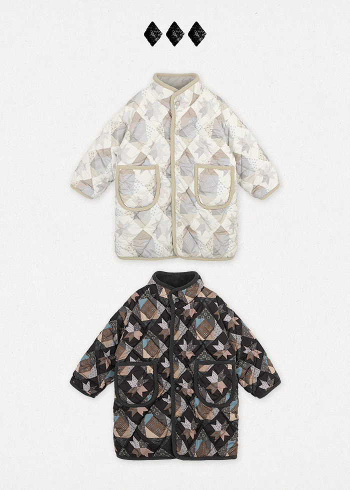 Bien A Bien - Korean Children Fashion - #kidsstore - Caliche Printed Quilted Jumper