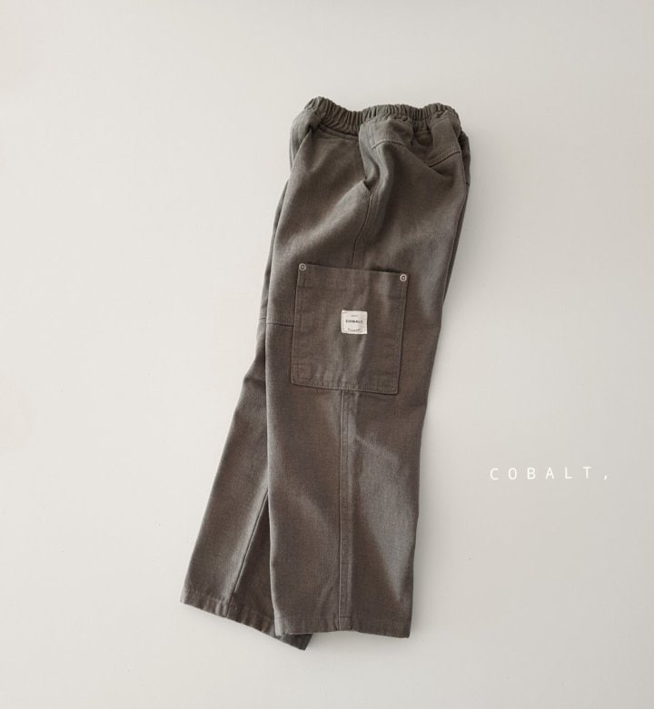 Cobalt - Korean Children Fashion - #kidsshorts - Fleece Cargo Pants