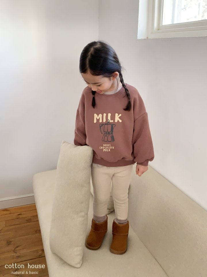 Cotton House - Korean Children Fashion - #magicofchildhood - Milk Sweatshirt - 10