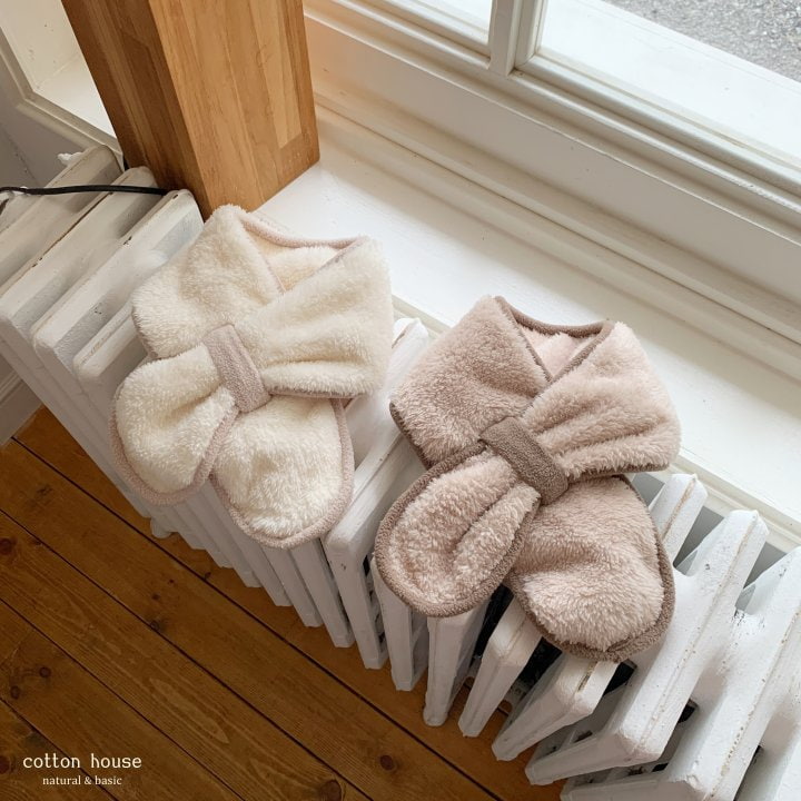 Cotton House - Korean Children Fashion - #stylishchildhood - Boa Fleece Muffler - 3