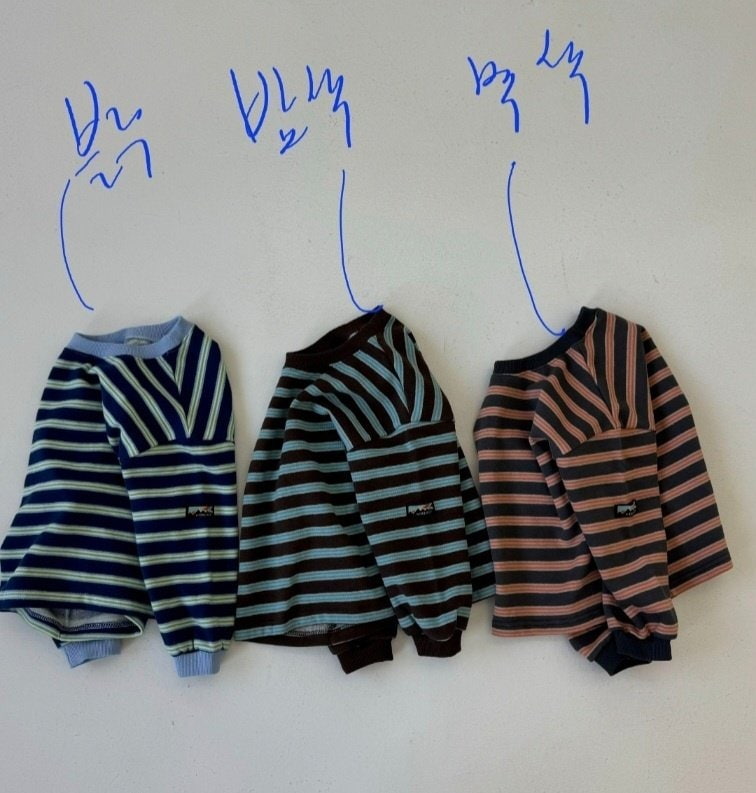 Delight - Korean Children Fashion - #Kfashion4kids - Punch Stripe Tee With Mom - 11