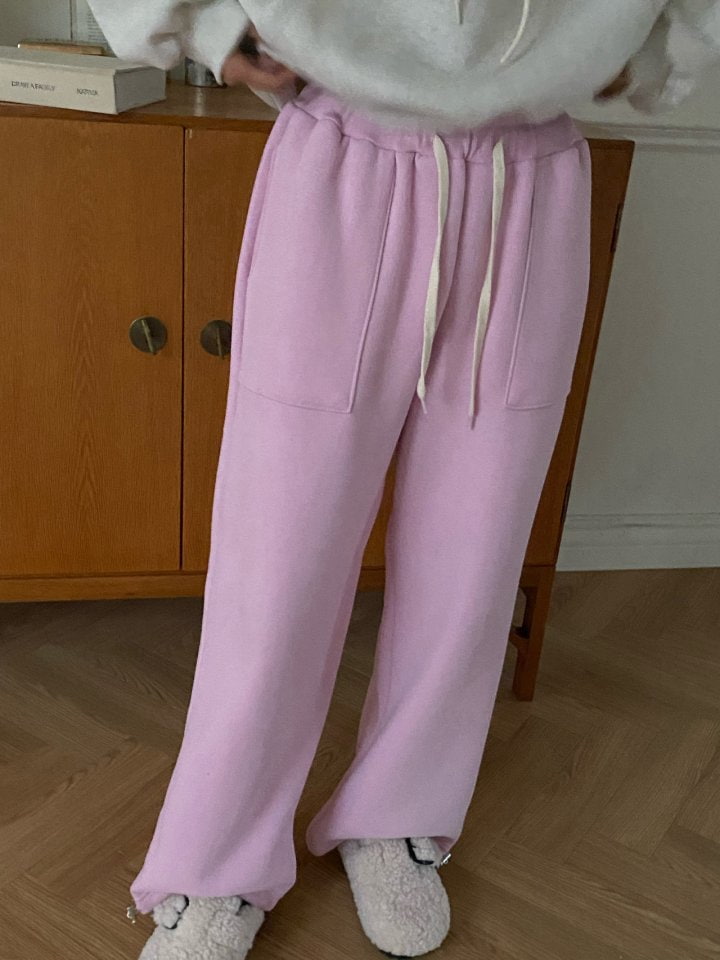 Diana - Korean Women Fashion - #womensfashion - String Warm Pants - 3