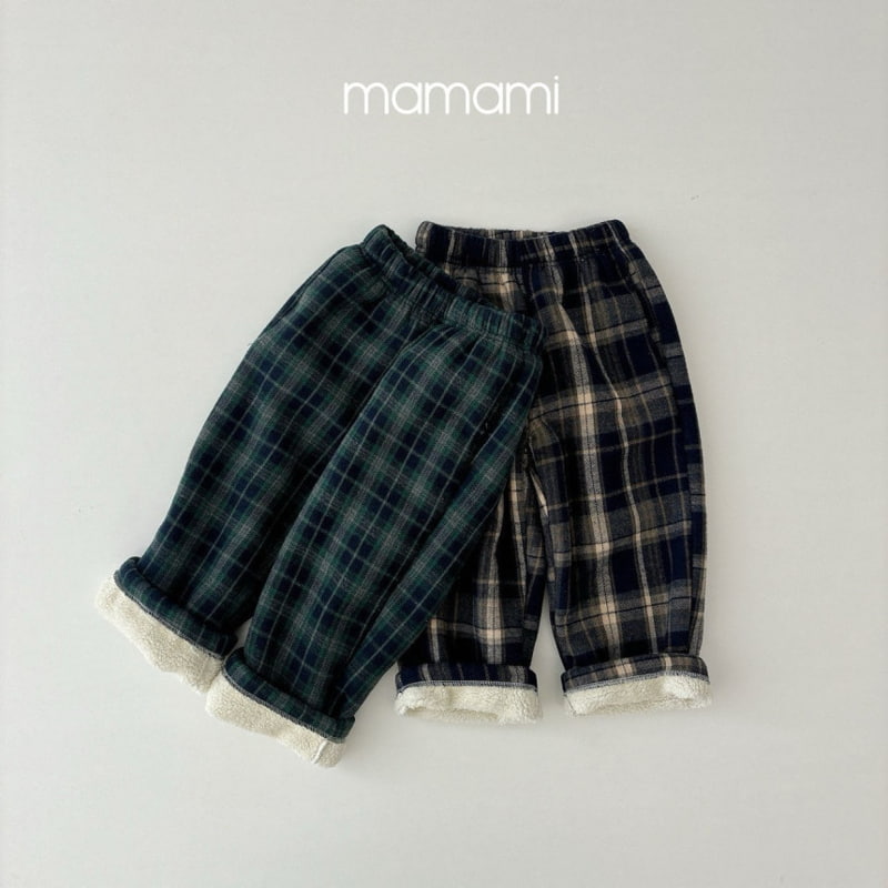Mamami - Korean Children Fashion - #Kfashion4kids - Cotton Check Pants