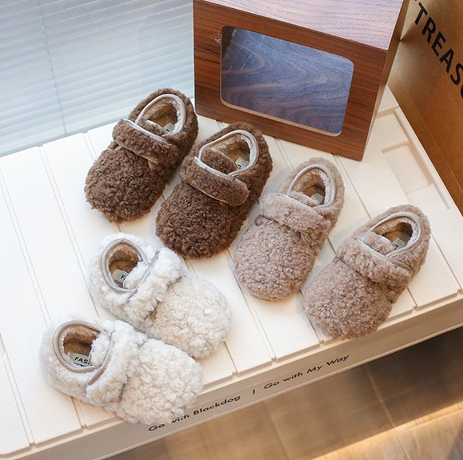 Miso - Korean Baby Fashion - #babyfever - Fleece Shoes
