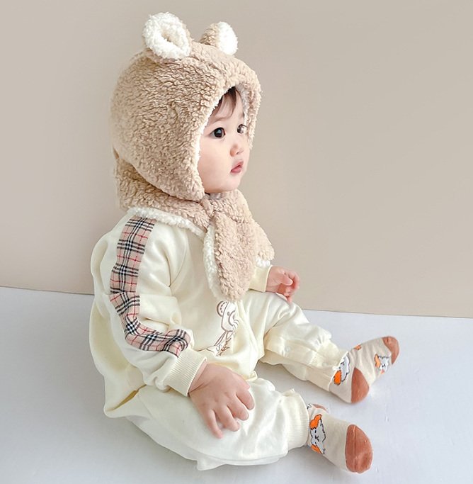 Miso - Korean Baby Fashion - #babywear - Reversible Hood Muffler - 5
